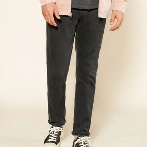 Outerknown S.E.A. Jeans Black Drifter Tapered Fit 100% Organic Cotton Minimalist